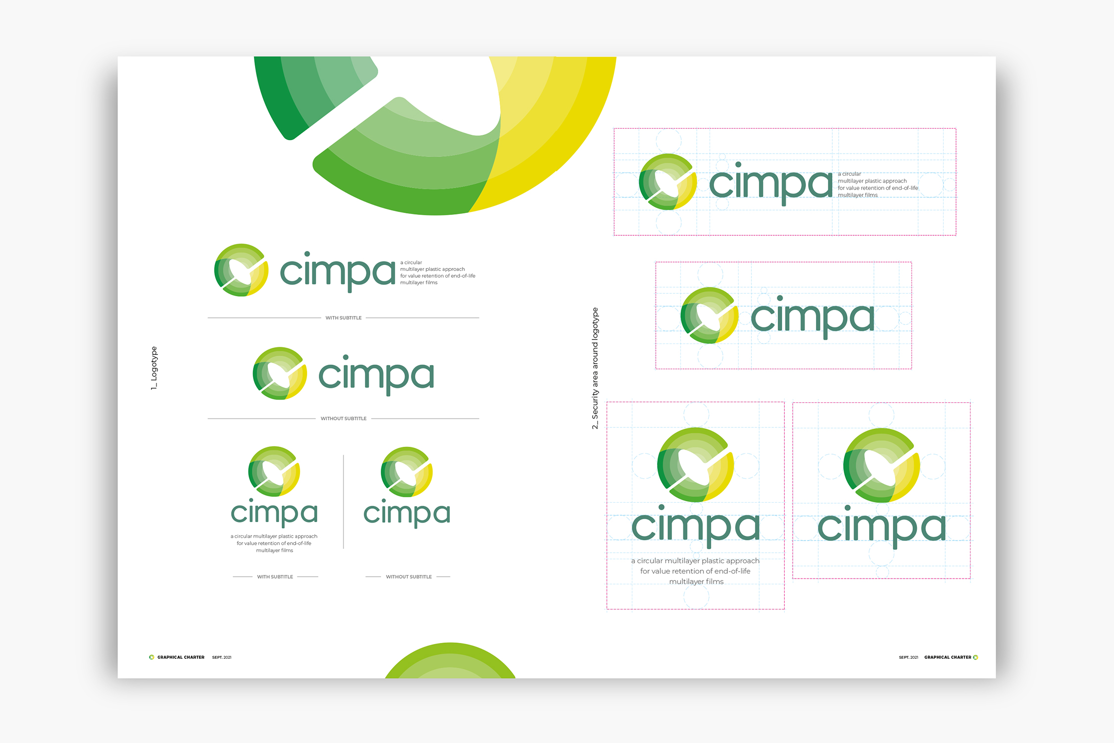 Charte graphique, Projet européen CIMPA