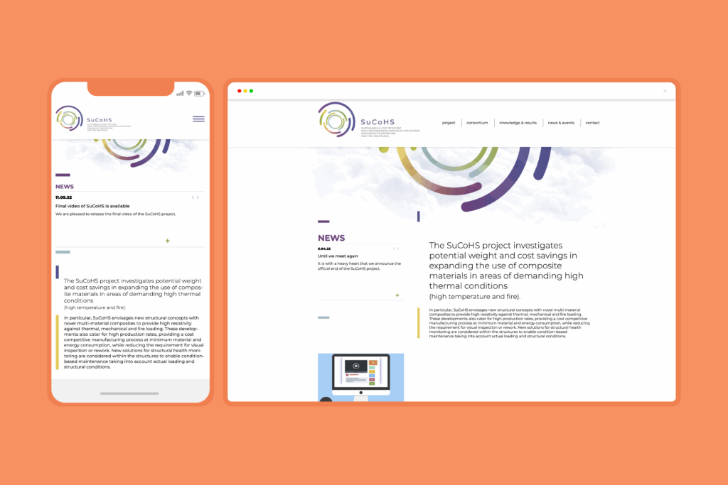 Visuel site internetprojet SuCoHS, projet européen, cabinet L-Up