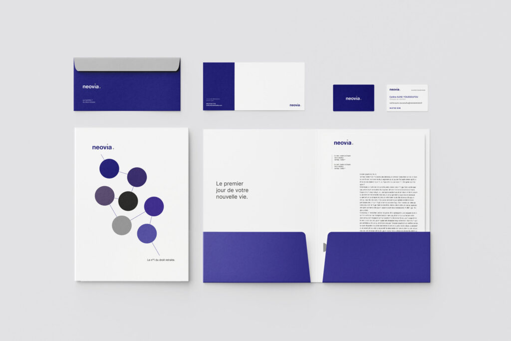 Projet d'identité visuelle du groupe Neovia retraite